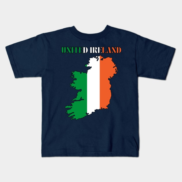 United Ireland Irish Reunification Kids T-Shirt by soulfulprintss8